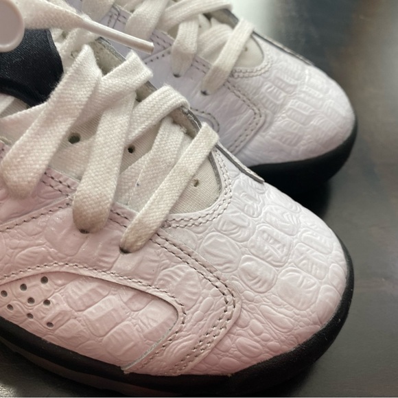 AIR JORDAN 6 RETRO ALLIGATOR' Size 3.5Y 384665-110 - Picture 5 of 12